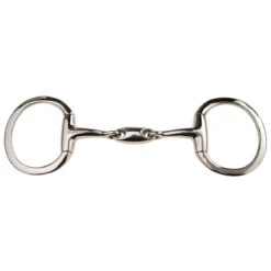 Korsteel Stainless Steel Oval Link Eggbut Snaffle