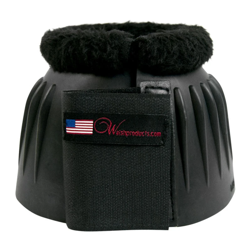 Walsh Fleece Top Ribbed Bell Boots With Velcro 2 Walsh Fleece Top Ribbed Bell Boots With Velcro - Image 2