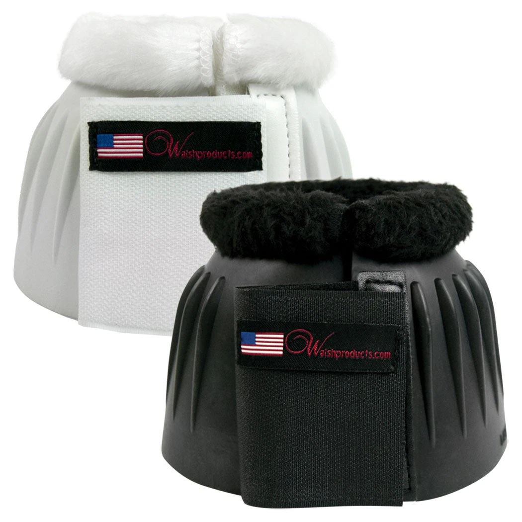 Walsh Fleece Top Ribbed Bell Boots With Velcro 1 Walsh Fleece Top Ribbed Bell Boots With Velcro