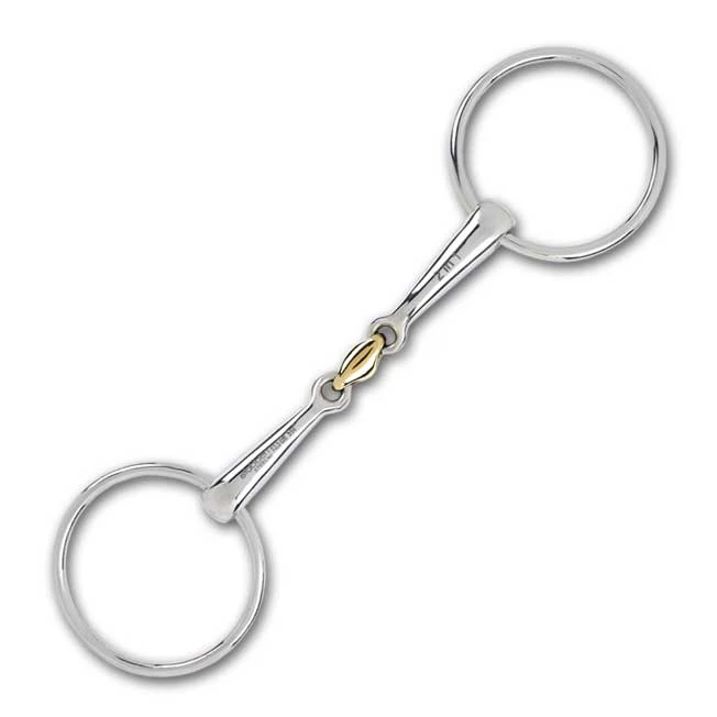 Stubben 2-in-1 Loose Ring Snaffle With Copper Bean 1 Stubben 2-in-1 Loose Ring Snaffle With Copper Bean
