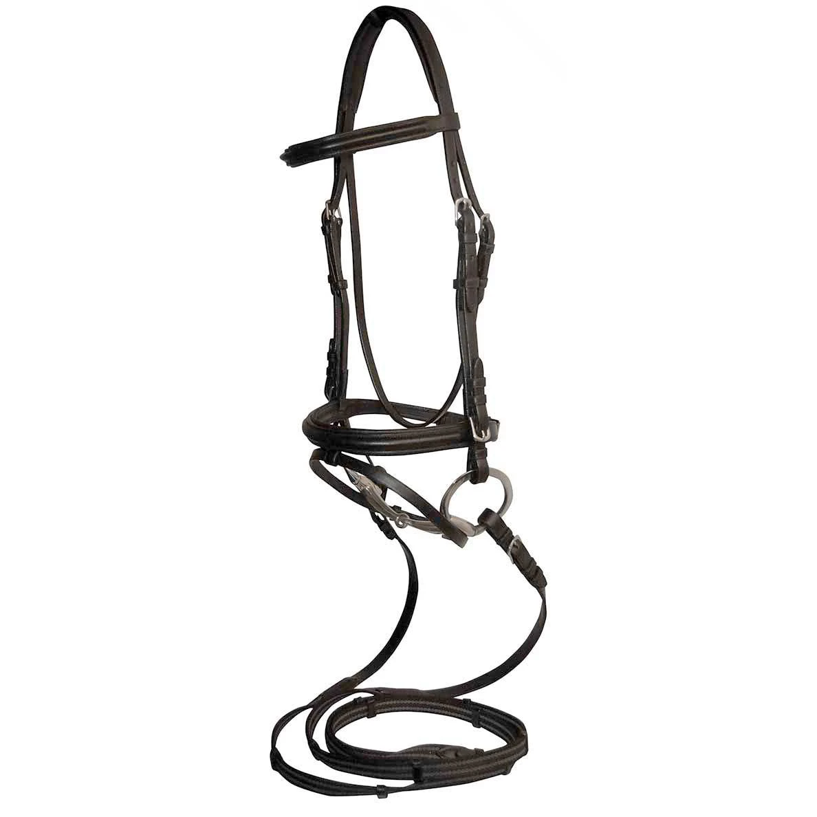 Ovation Dressage Bridle With Comfort Crown 1 Ovation Dressage Bridle With Comfort Crown