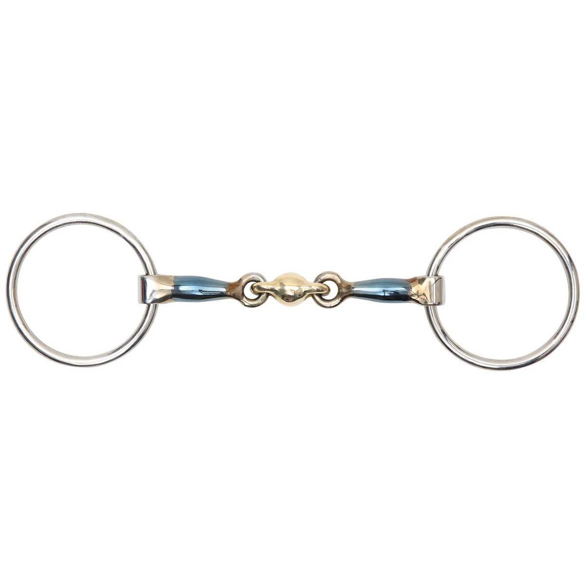 Shires Blue Sweet Iron Loose Ring Snaffle With Lozenge 1 Shires Blue Sweet Iron Loose Ring Snaffle With Lozenge