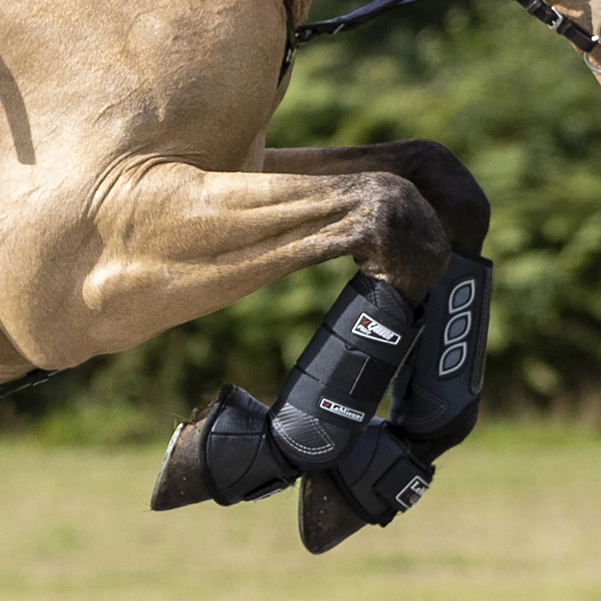 LeMieux Carbon Air XC Boots - Black Front 2 LeMieux Carbon Air XC Boots - Black Front - Image 2