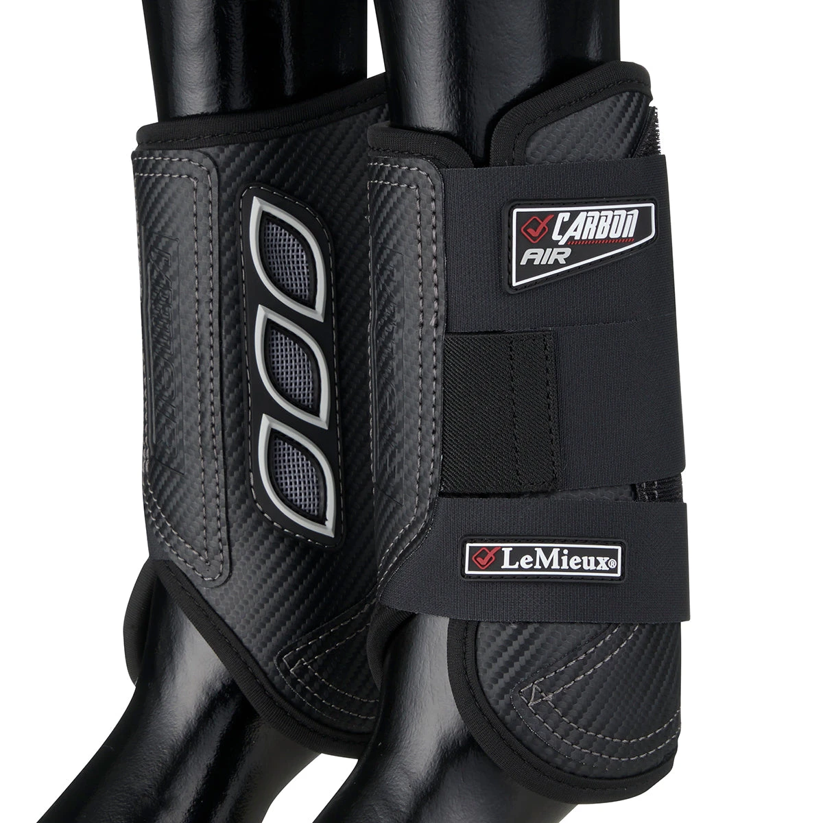 LeMieux Carbon Air XC Boots - Black Front 1 LeMieux Carbon Air XC Boots - Black Front
