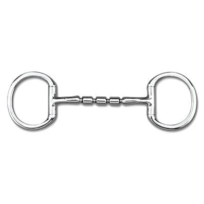 Myler Eggbutt Mullen SS Triple Barrel MB32-3 - Test Ride Bit 1 Myler Eggbutt Mullen SS Triple Barrel MB32-3 - Test Ride Bit