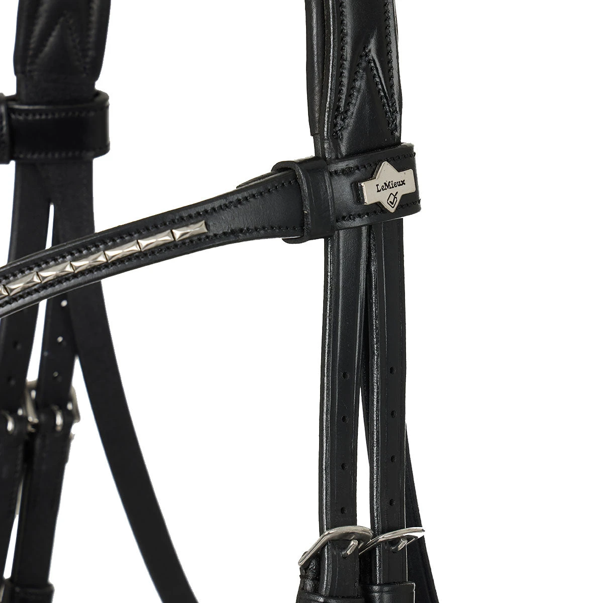 LeMieux Classic Black Dressage Bridle 4 LeMieux Classic Black Dressage Bridle - Image 4