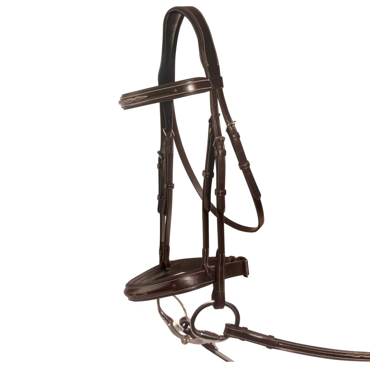 Royal Heritage Raised Padded Fancy Stitch Hunt Bridle 1 Royal Heritage Raised Padded Fancy Stitch Hunt Bridle